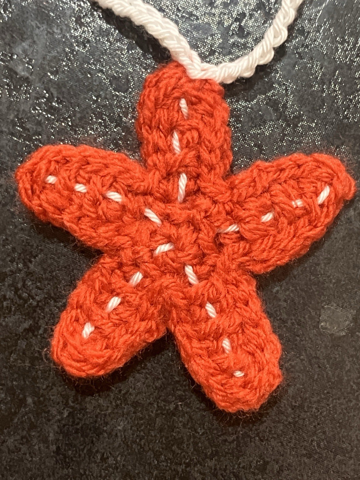⭐NEW Beach huts Starfish Hand Crochet Bunting Window camper SUMMER Gift