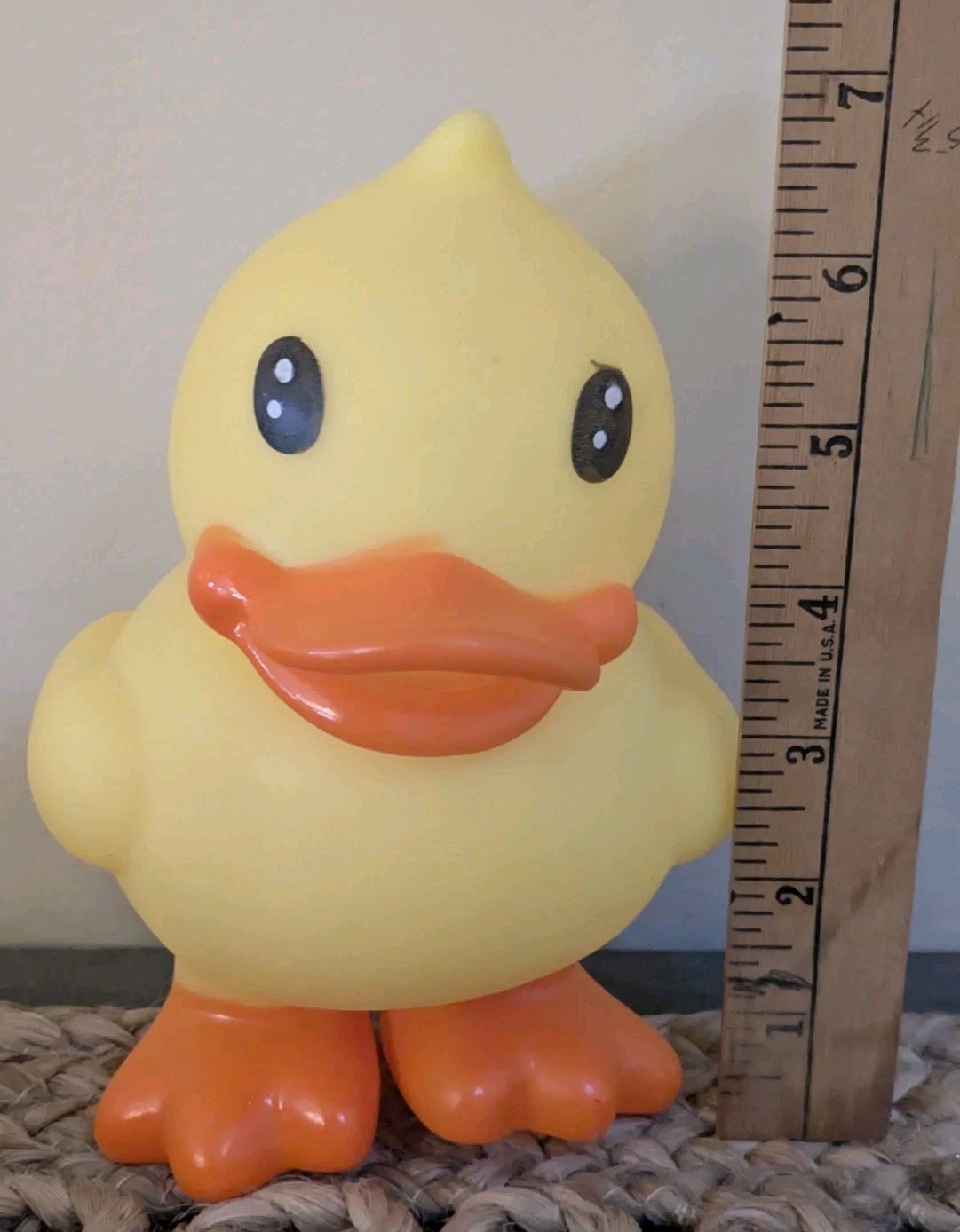 Jumbo Rubber Duck Bath Toy, Easter Basket, Giant Ducks Big Jeep Duckie 7″x 5″