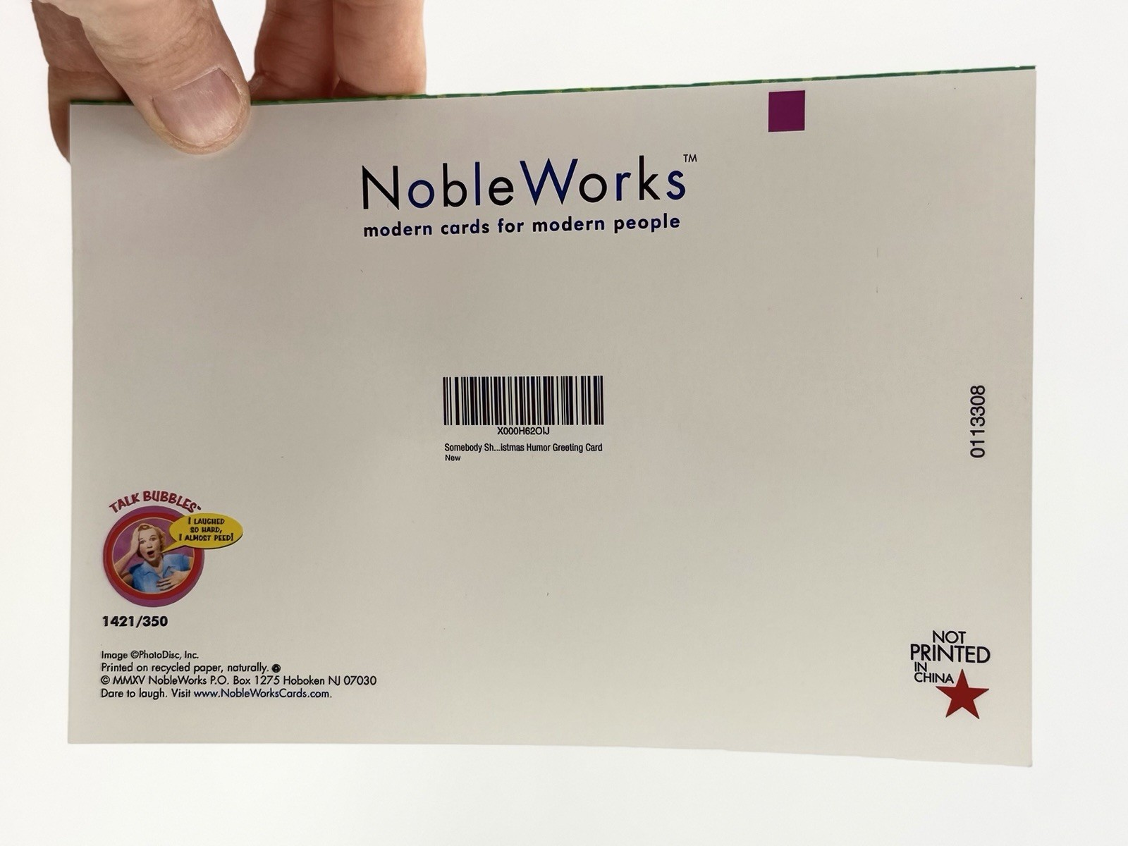 NobleWorks Offensive Christmas Card Adult Humor Rude Funny “Shoot Me” Cooking