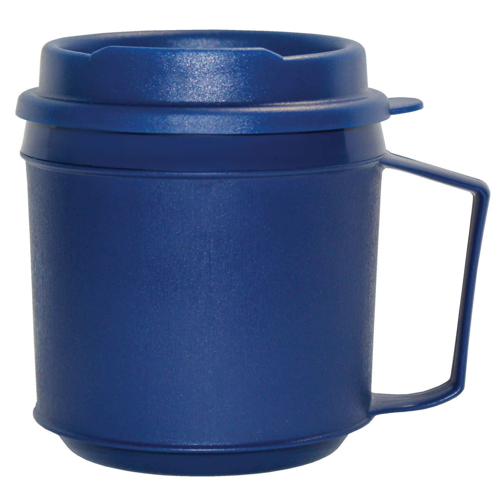 Rehabilitation Advantage Insulated Plastic Mug with Tumbler 8 Ounces, Blue