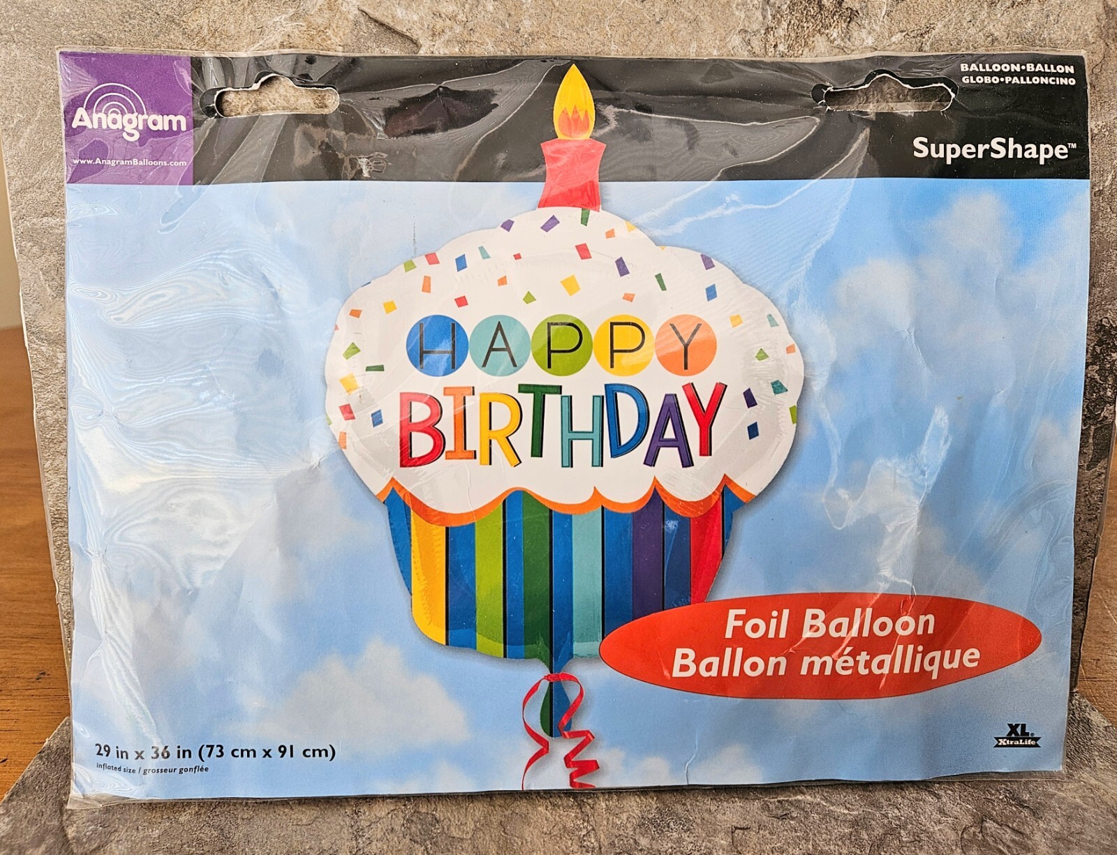 Bulk Balloons Helium Rubber/Larex, 12″, 10 Ct, Pink, purple + Happy Birthday