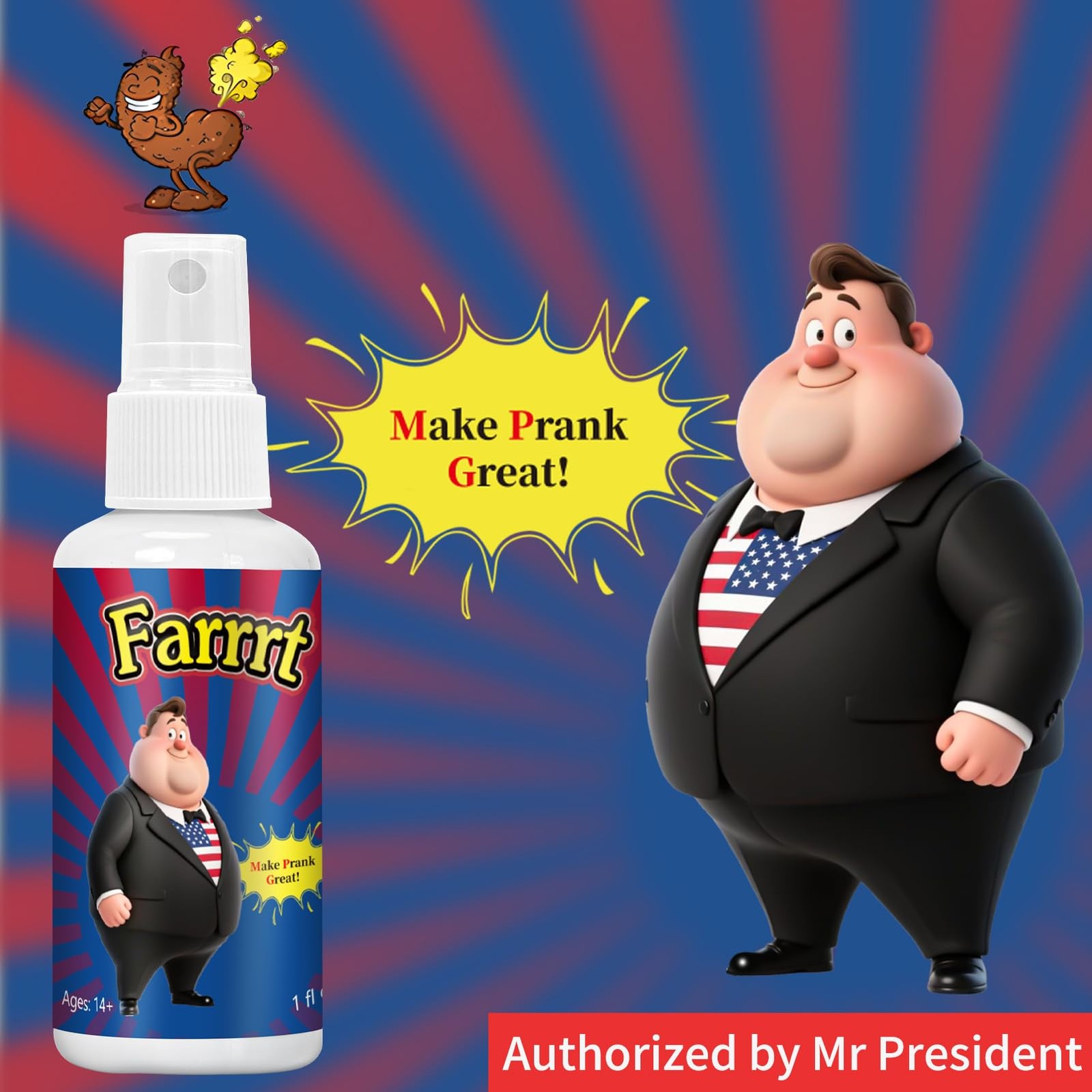 2Packs Fart Spray Extra Strong,Potent Smell Like Fart Bomb,Hilarious Gag Gift…