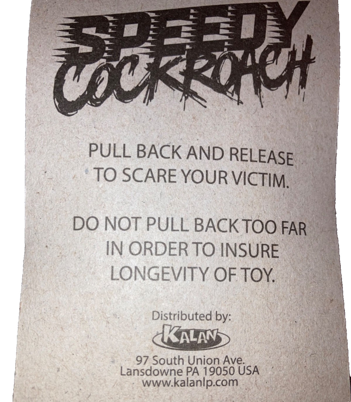 Realistic Pull Back Cockroach Toy Prank Gag Gift Fake Bug Halloween 4 Pack