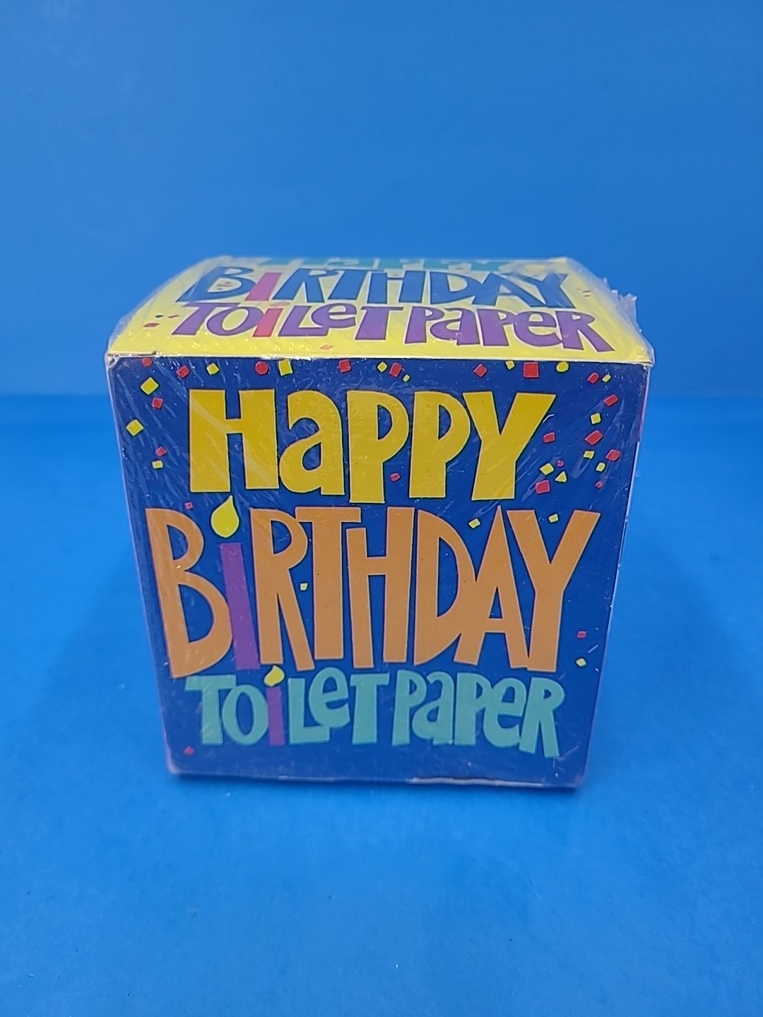 1991 Ivory Tower Publishing Co. Happy Birthday, Humor Toilet Paper Party Gag
