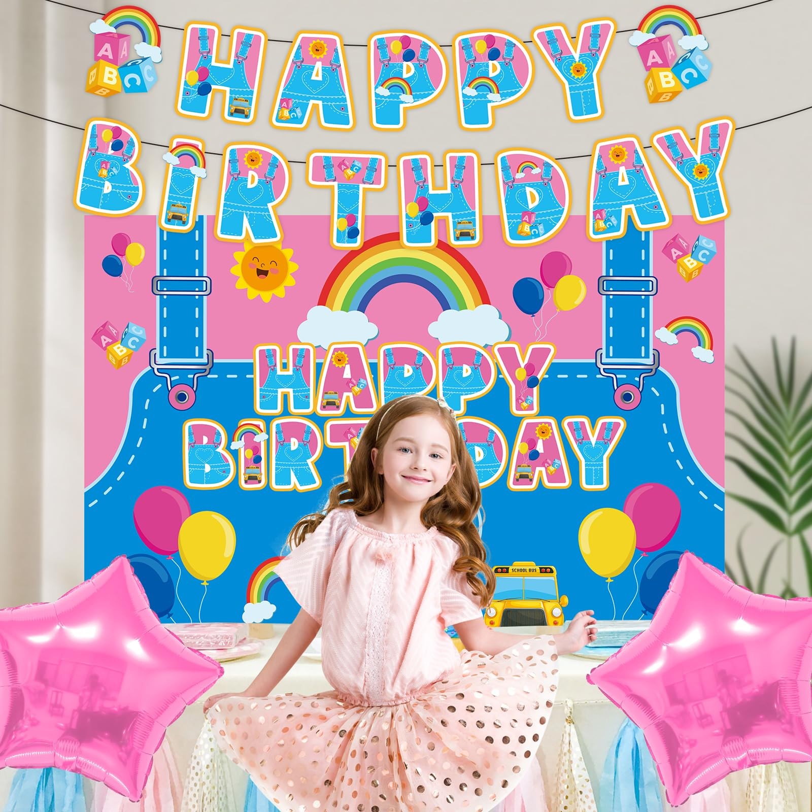 English Teacher Birthday Party Decoration Set, Enlightened Teacher Birthday P…