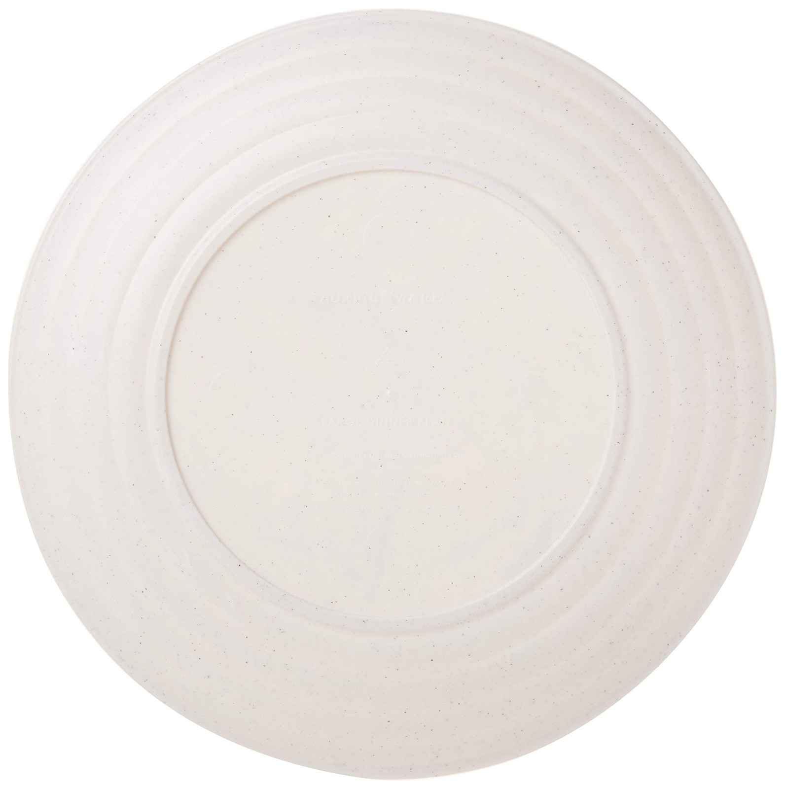 Nordic Ware Polypropylene Plates Microwave Serveware, 10″, White