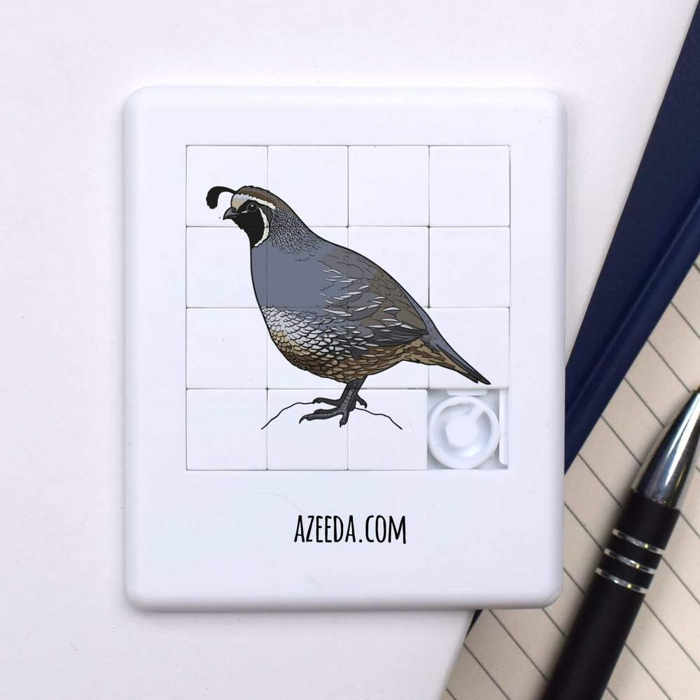 ‘California Quail’ Sliding Puzzle (PZ00042358)