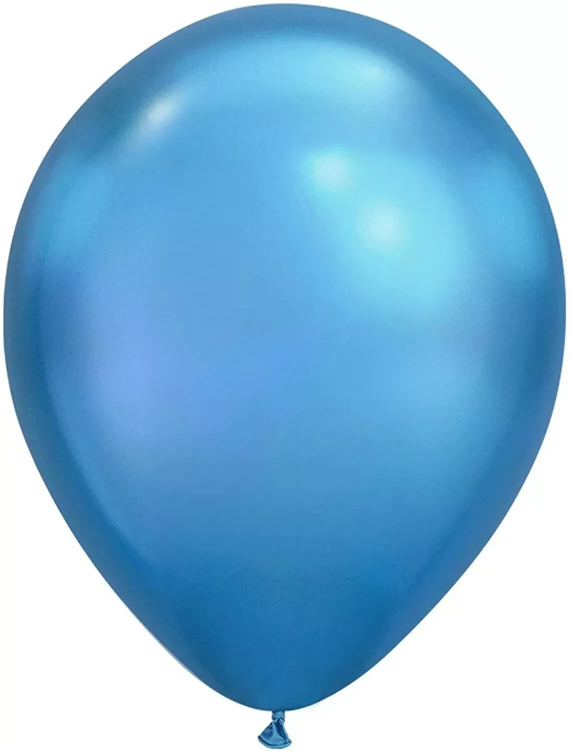 Qualatex Chrome Solid Blue Shine 7” Latex Balloons (100 Pack) – Premium Quality!