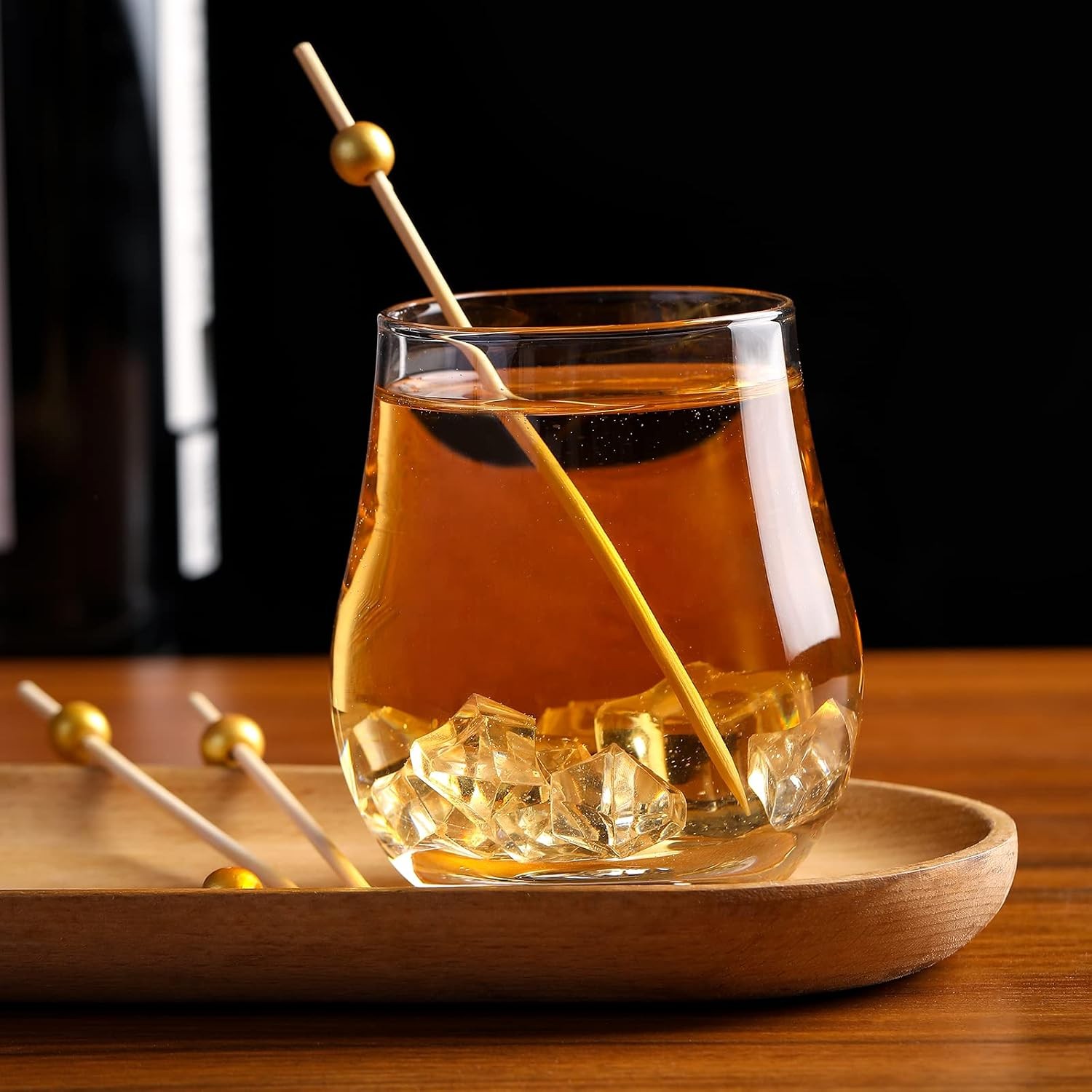 200 Pcs Cocktail Picks, 4.7 Inch Toothpicks for Appetizers, Bamboo Cocktail