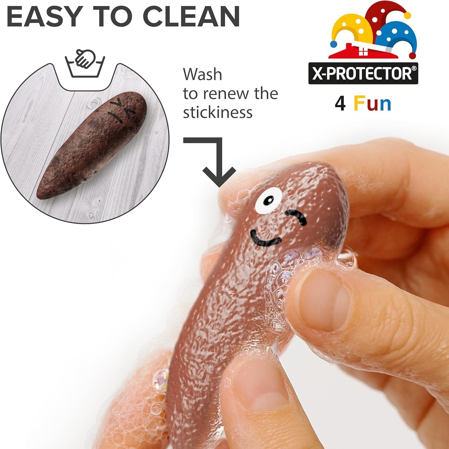 Rubber Poop Slingshot – 12 PCS Pack Flying Fake Shot Finger Slingshot Toy – S…