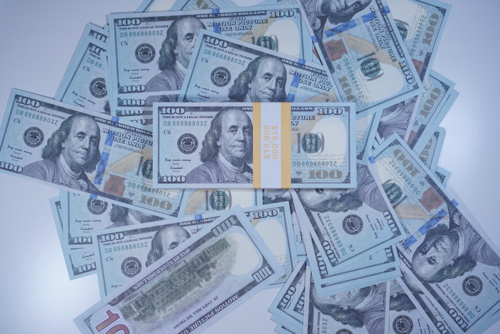 Party Prop Prank Toys Educational 100pcs (10k) Bills Money Bank Cash Paper Movie