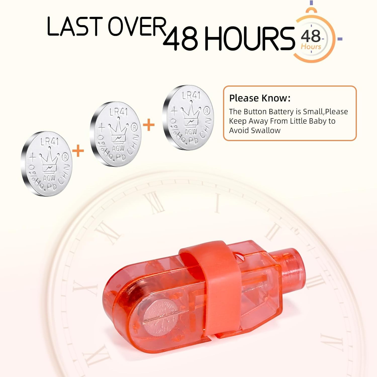 CALIFORNIA CADE 50 Finger Lights – Kids & Party Glow Favors