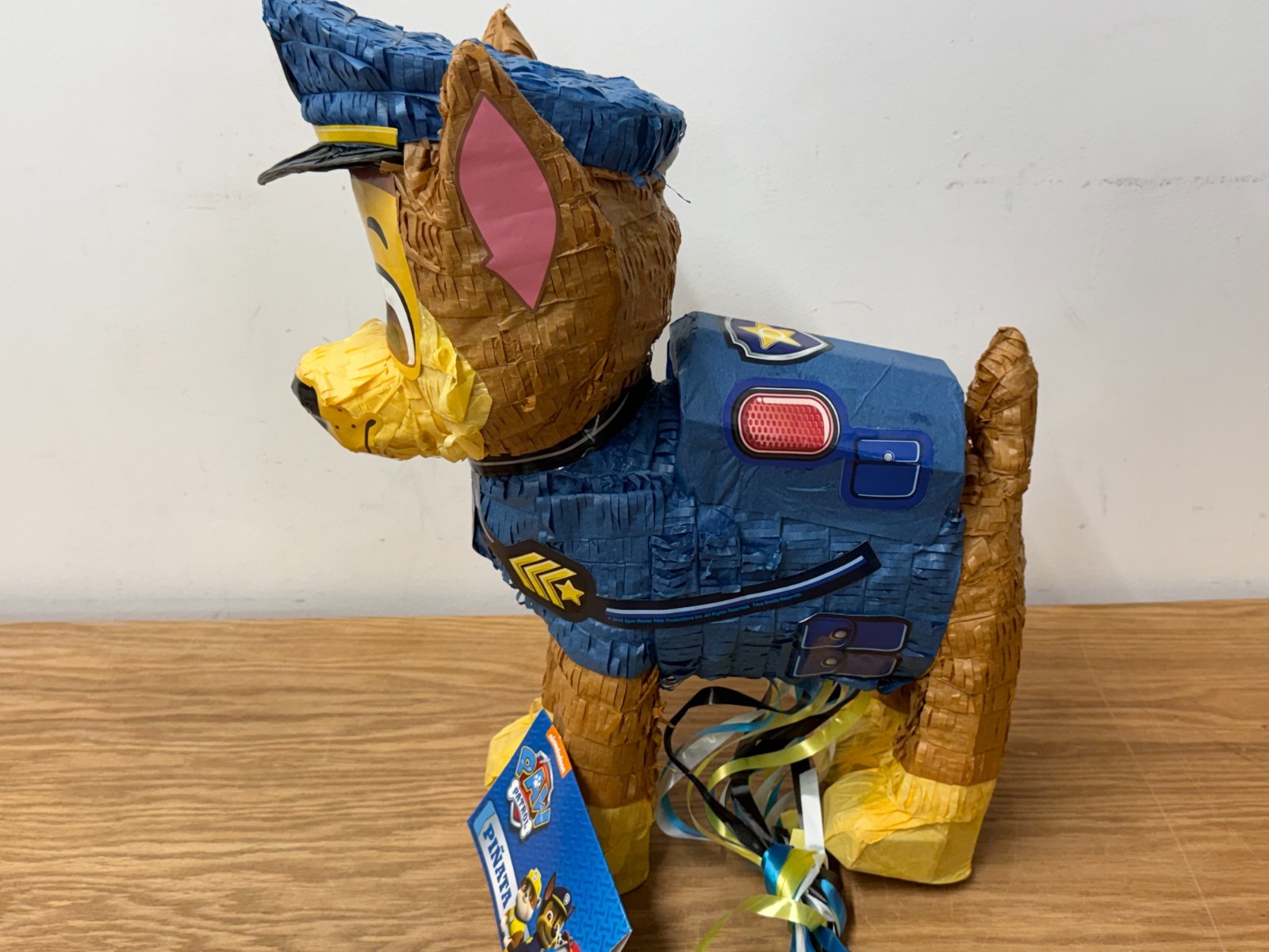 NEW Nickelodeon Kids Paw Patrol Birthday Party Piñata Chase Dog Pinata 18×14″