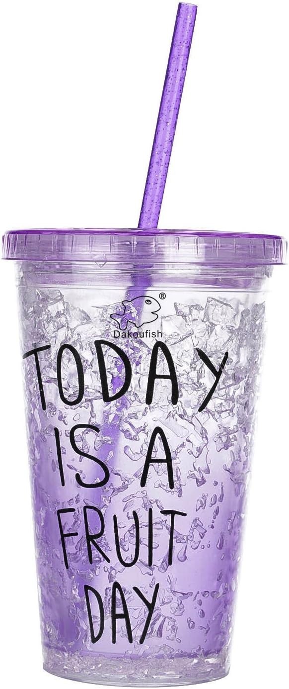 BPA-Free 12 Piece 9 Inch Reusable Clear Plastic Glitter Sparkle Drinking Stra…