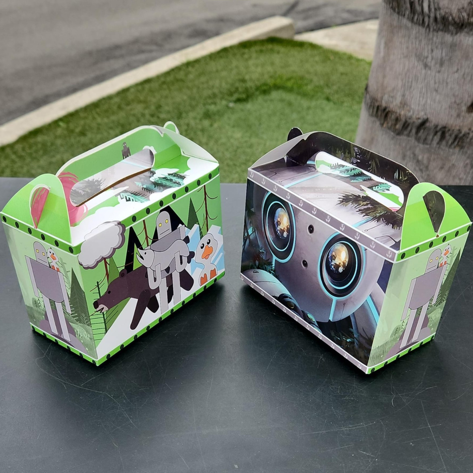 The Wild Robot Party Supplies happy birthday centerpiece decoration cup plate