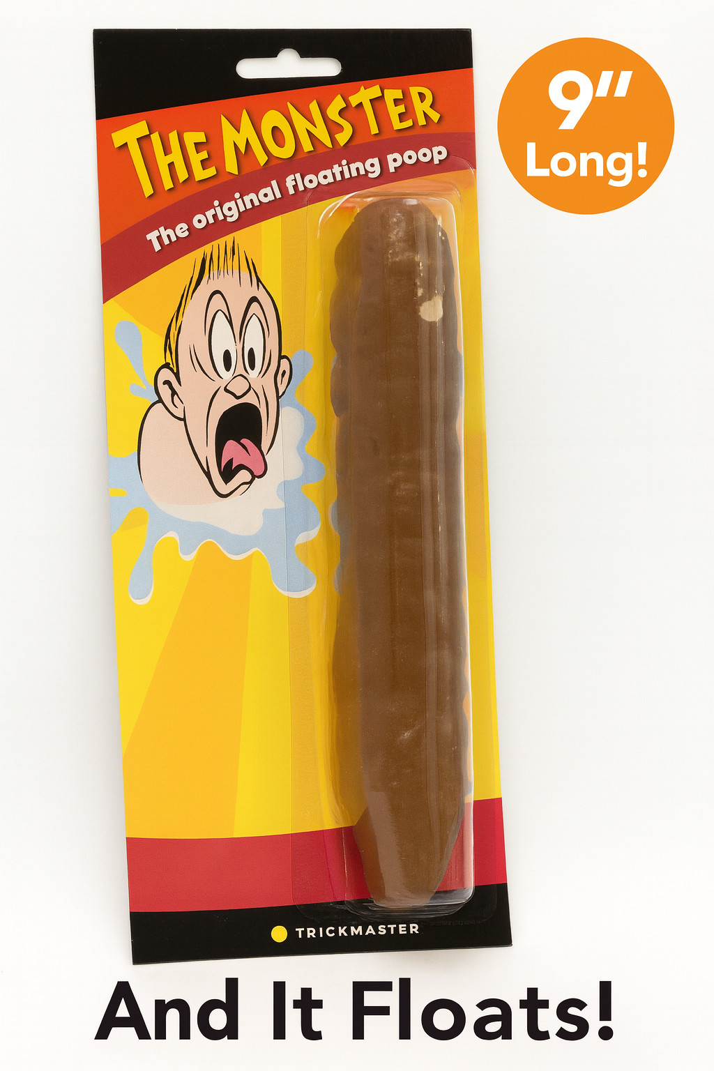 GIANT MONSTER POO Crap Fake Joke Prank POOP Turd Gag Rubber Dog Floating Jumbo