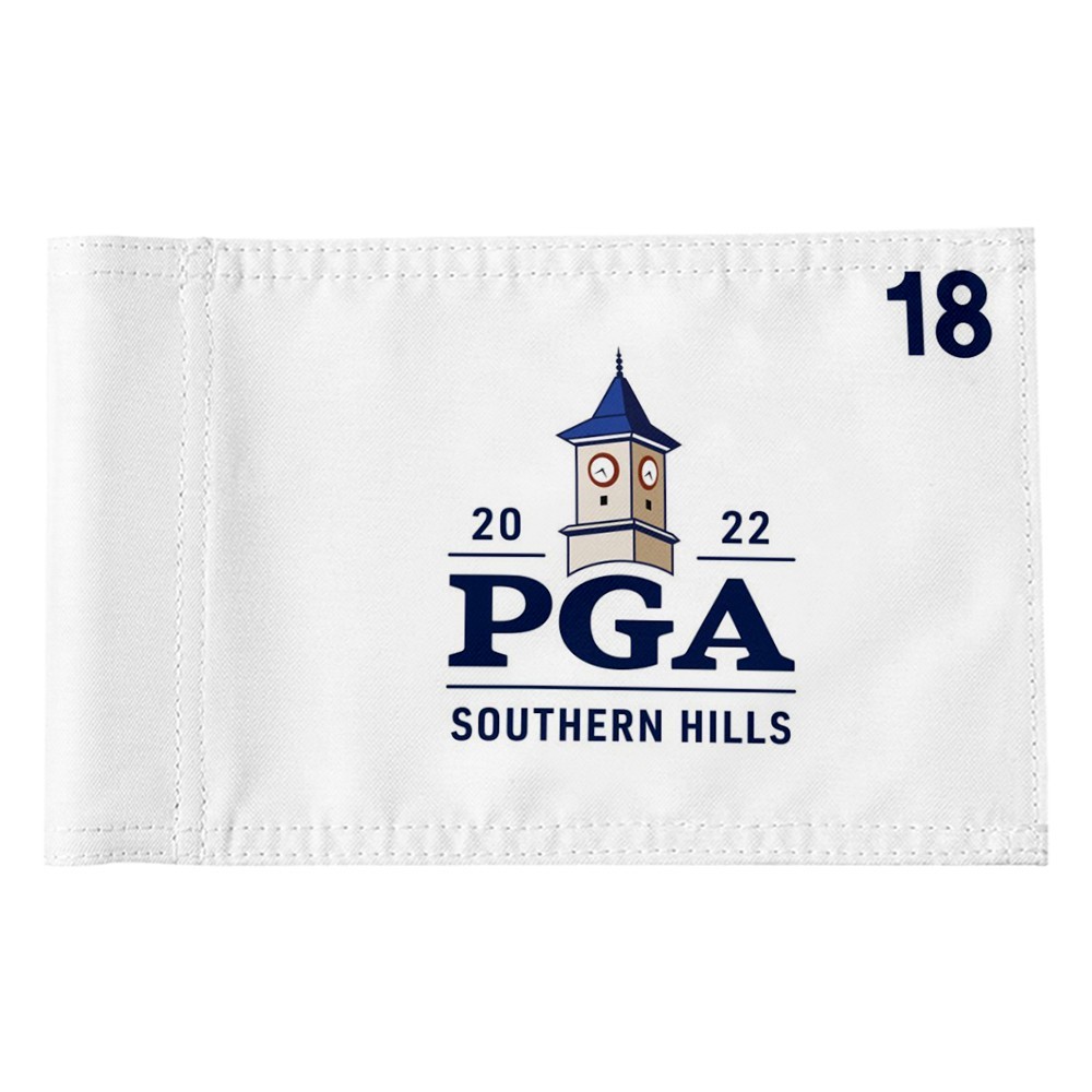 2022 PGA CHAMPIONSHIP SOUTHERN HILLS TOUR Golf Pin Regulation Tube Flag 8x6Inch