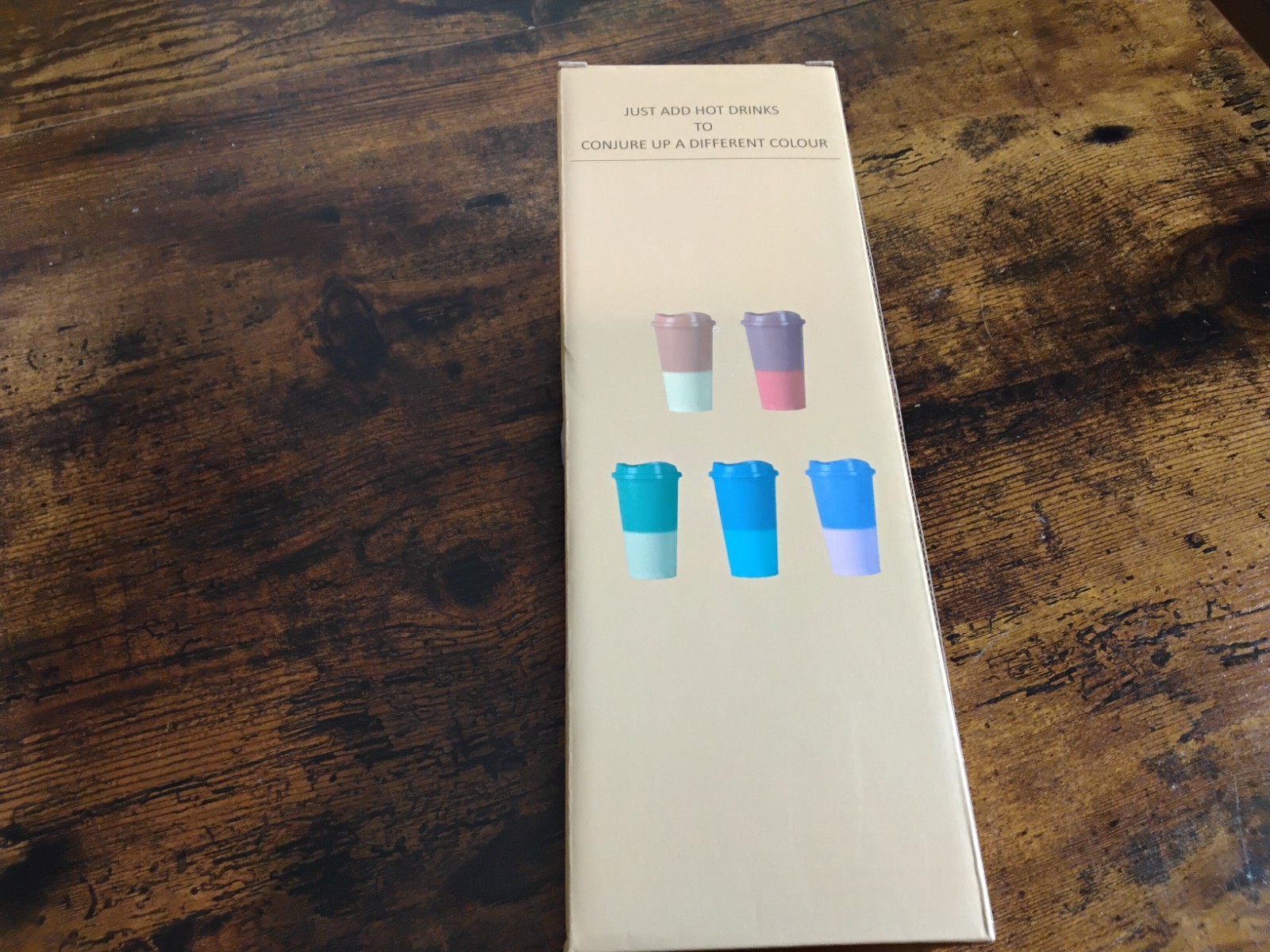 5 Pack Color Changing 16 oz Cups – Reusable Plastic With Lids for Coffee