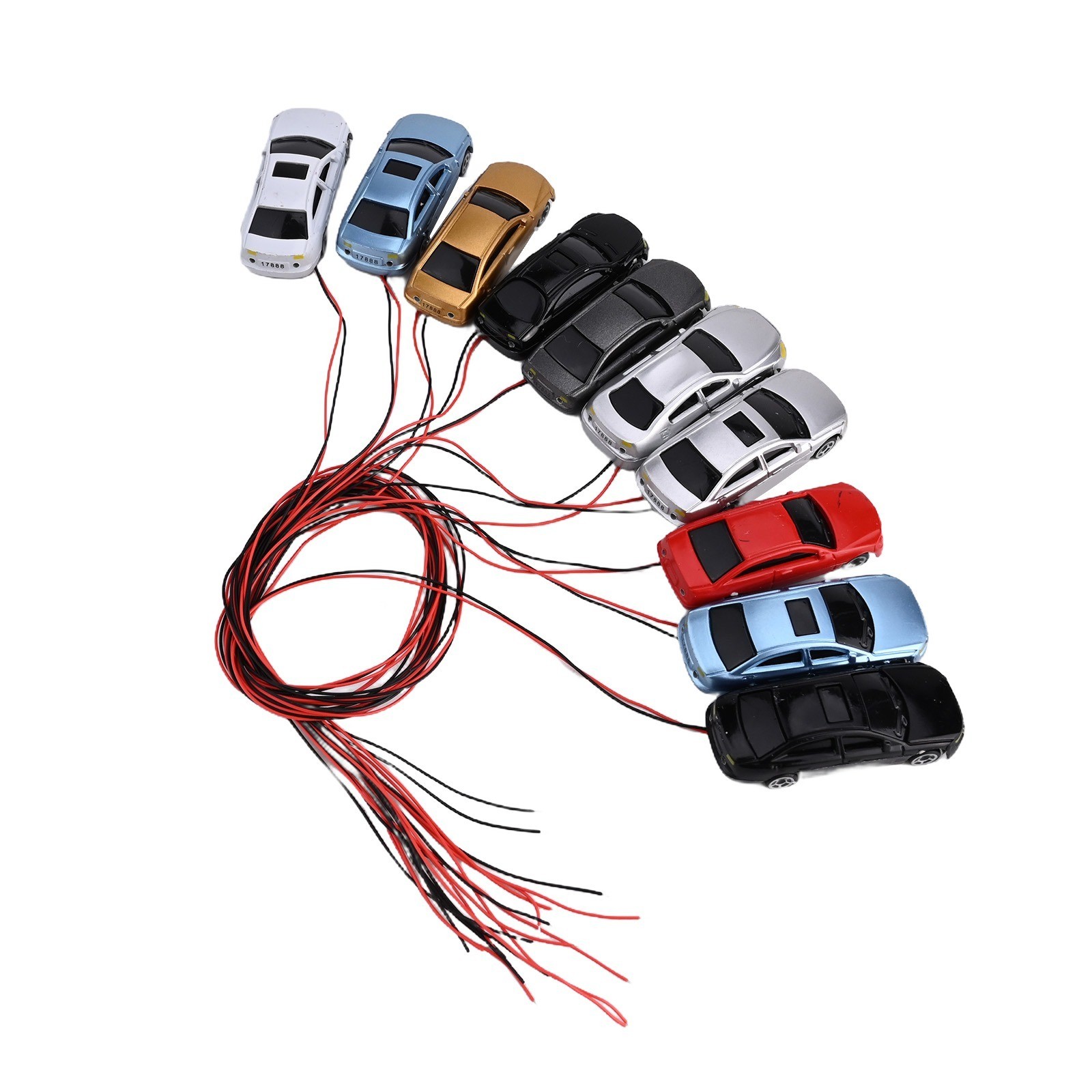 Brighten Lights Your Model Car Train With 10 H0 Scale Up Assorted Colors
