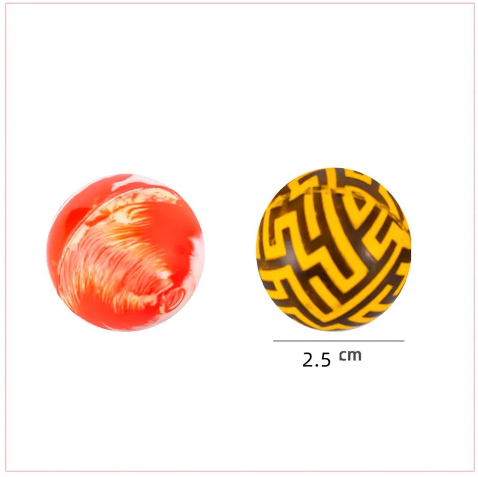 10pcs Bouncy Ball Toys Kids Party Favor Rubber Bounce Balls