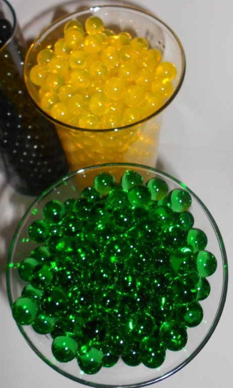 Water beads -USA water jelly beads – vase filler pearls -each pk makes 1 1/2 Qrt