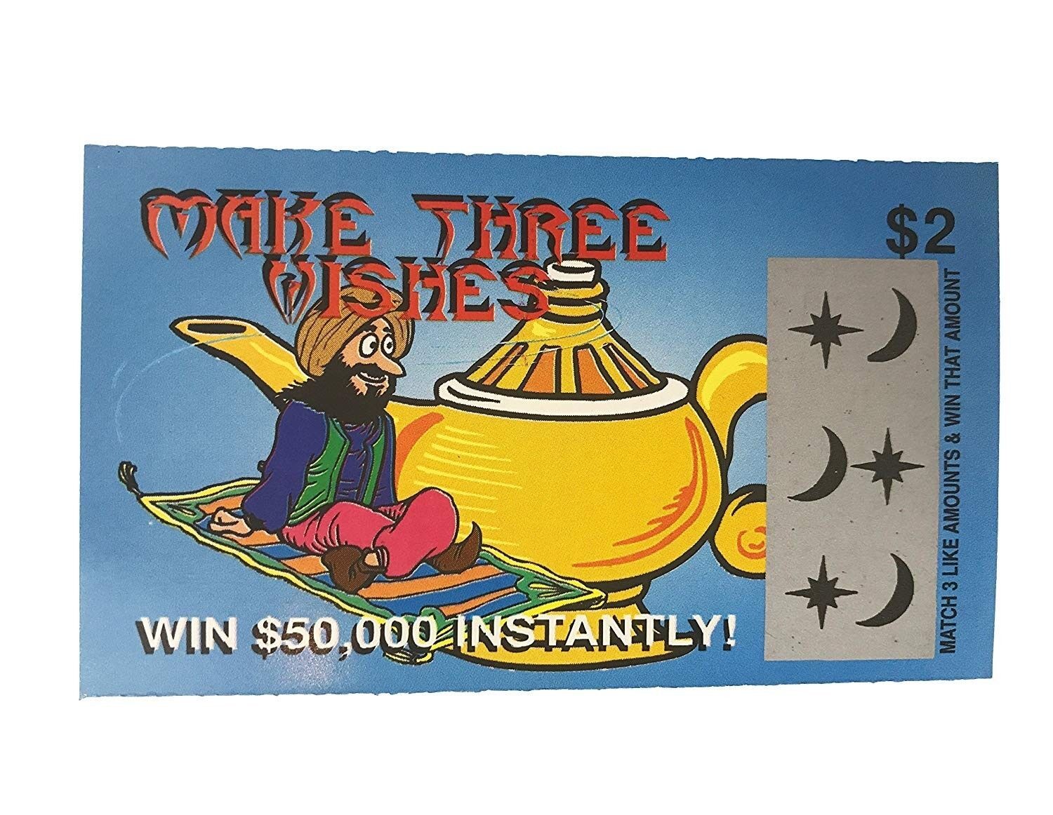 20 PHONY FAKE ALL WINNING SCRATCH OFF LOTTO LOTTERY TICKETS – Fun Gag Joke Prank