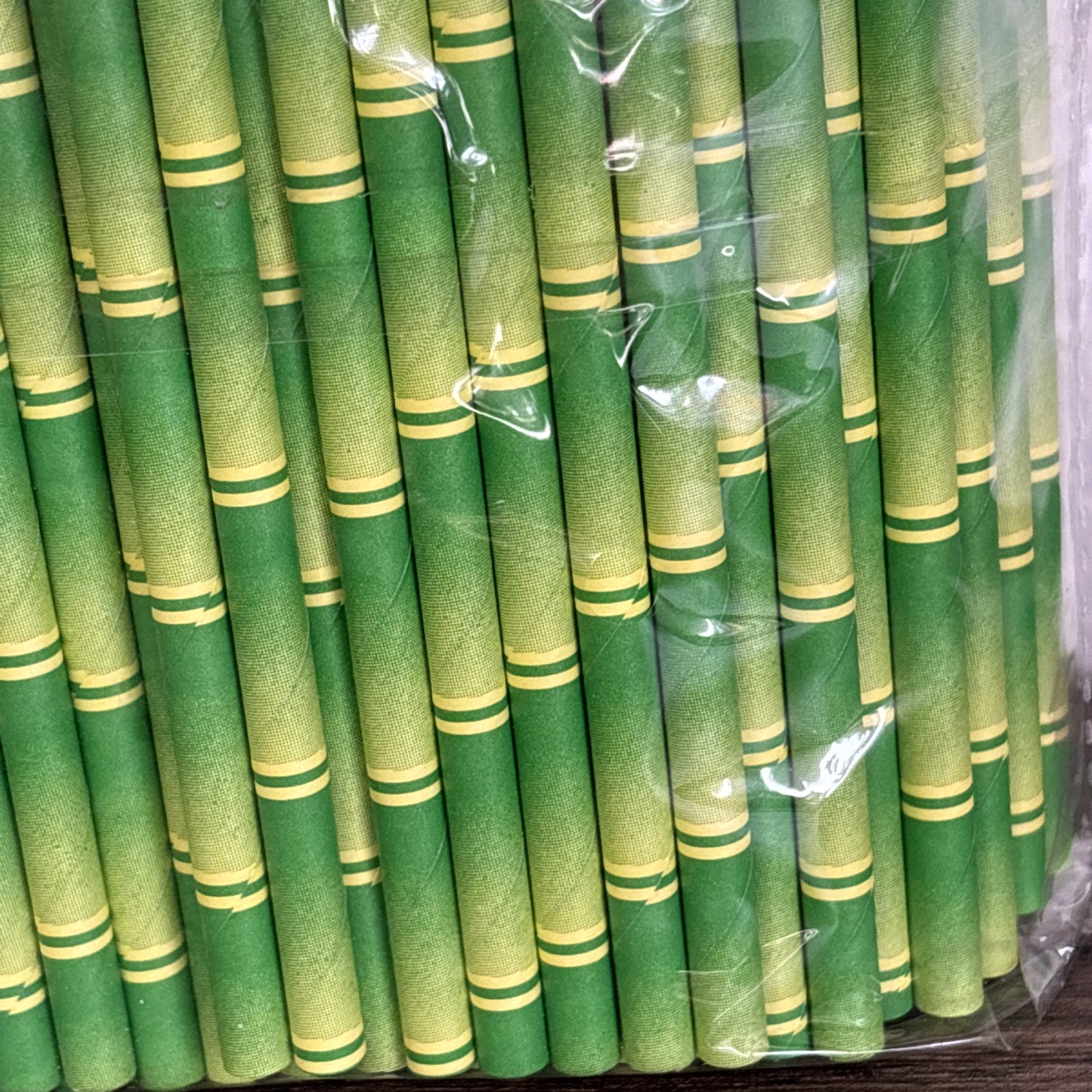 Biodegradable Bamboo Paper Drinking Straws 500 Wholesale Cost Tiki Party Wedding