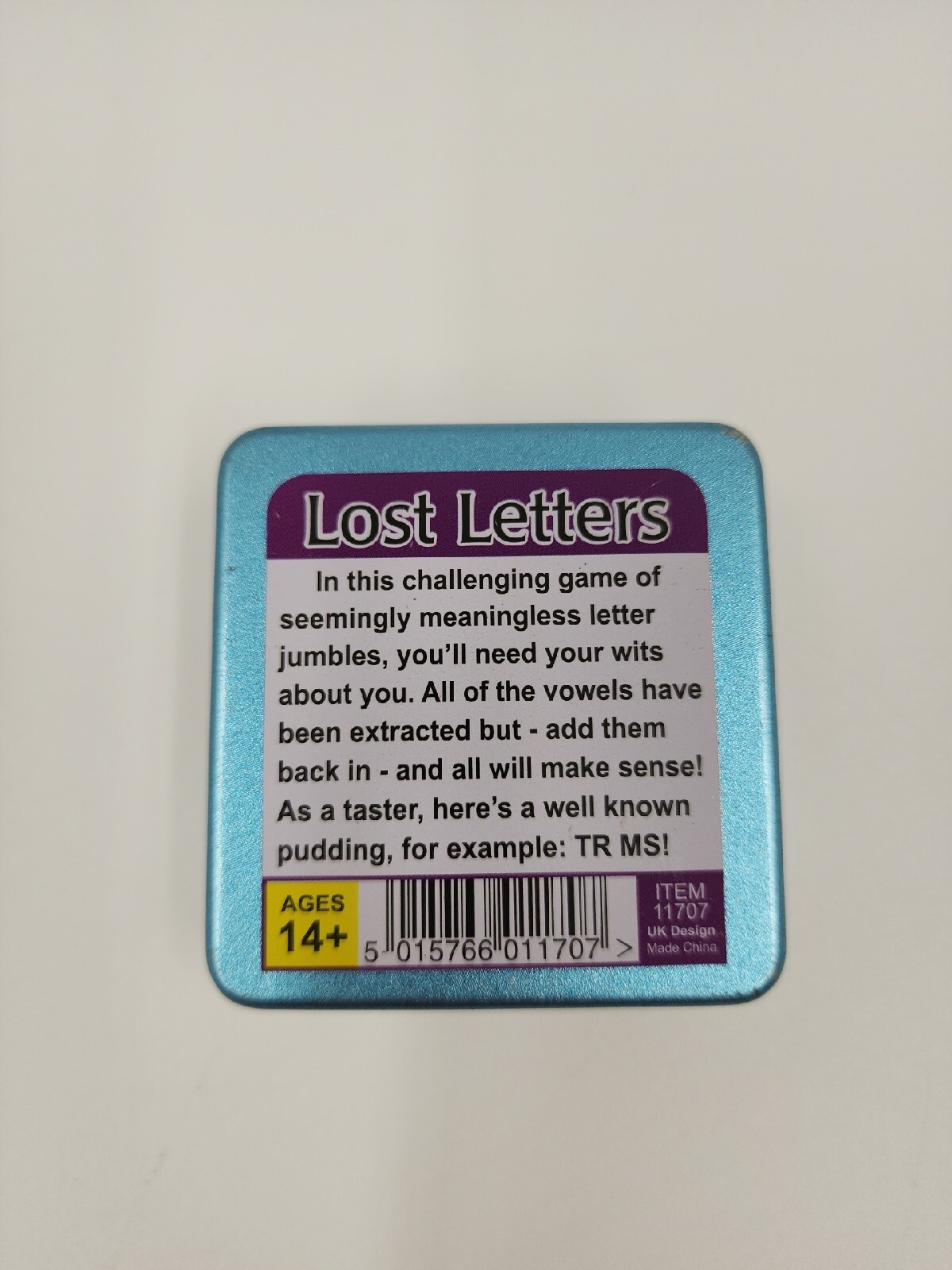 After Dinner Party Card Game Family Quiz Game Lost Letters Bite Size Jumbles