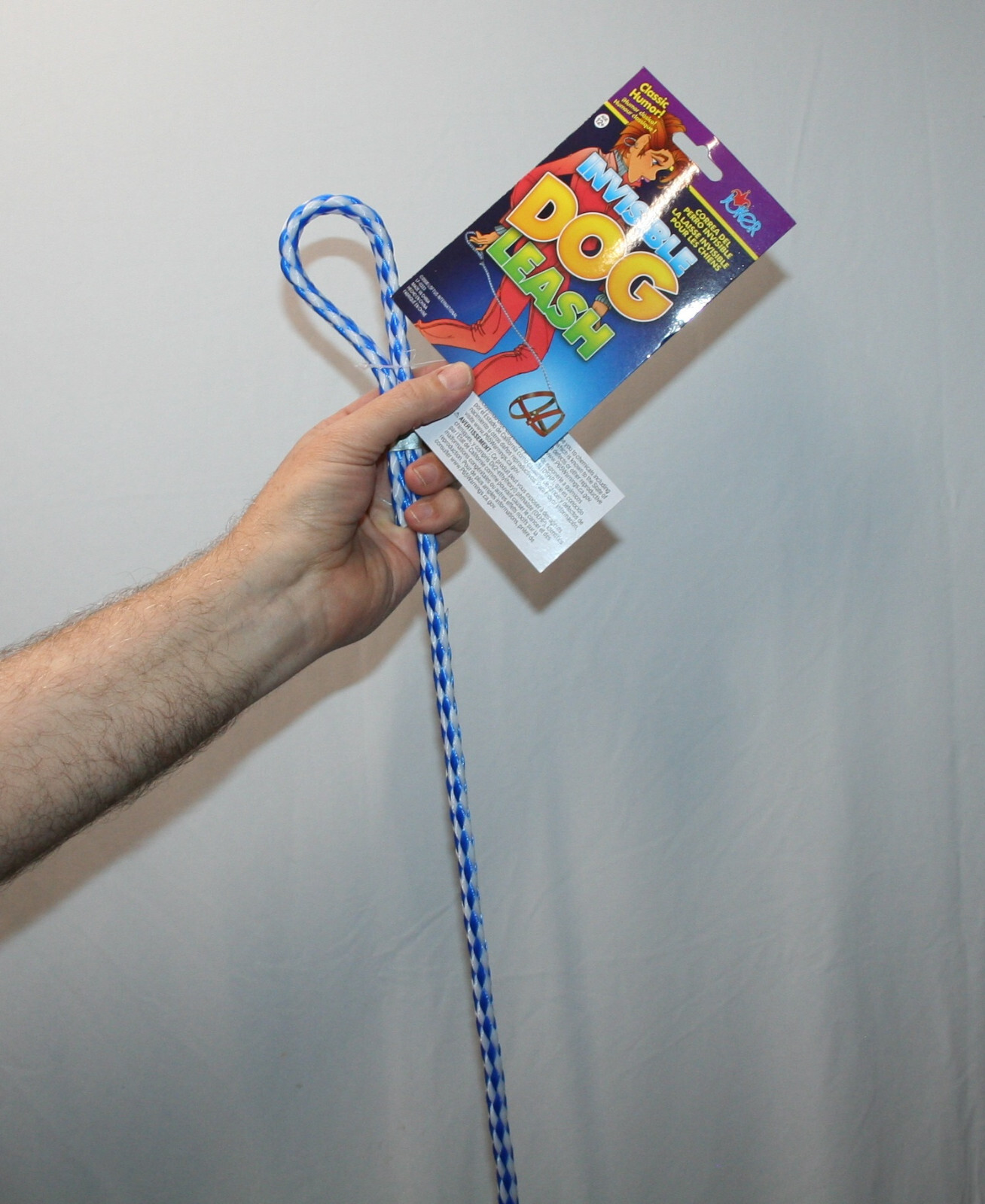 Invisible Dog Leash theatrical stage parade prop joke prank comedy clown fun gag