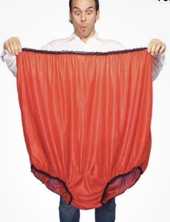 Big Momma Undies Red Joke Novelty Party Joke Adult Humour