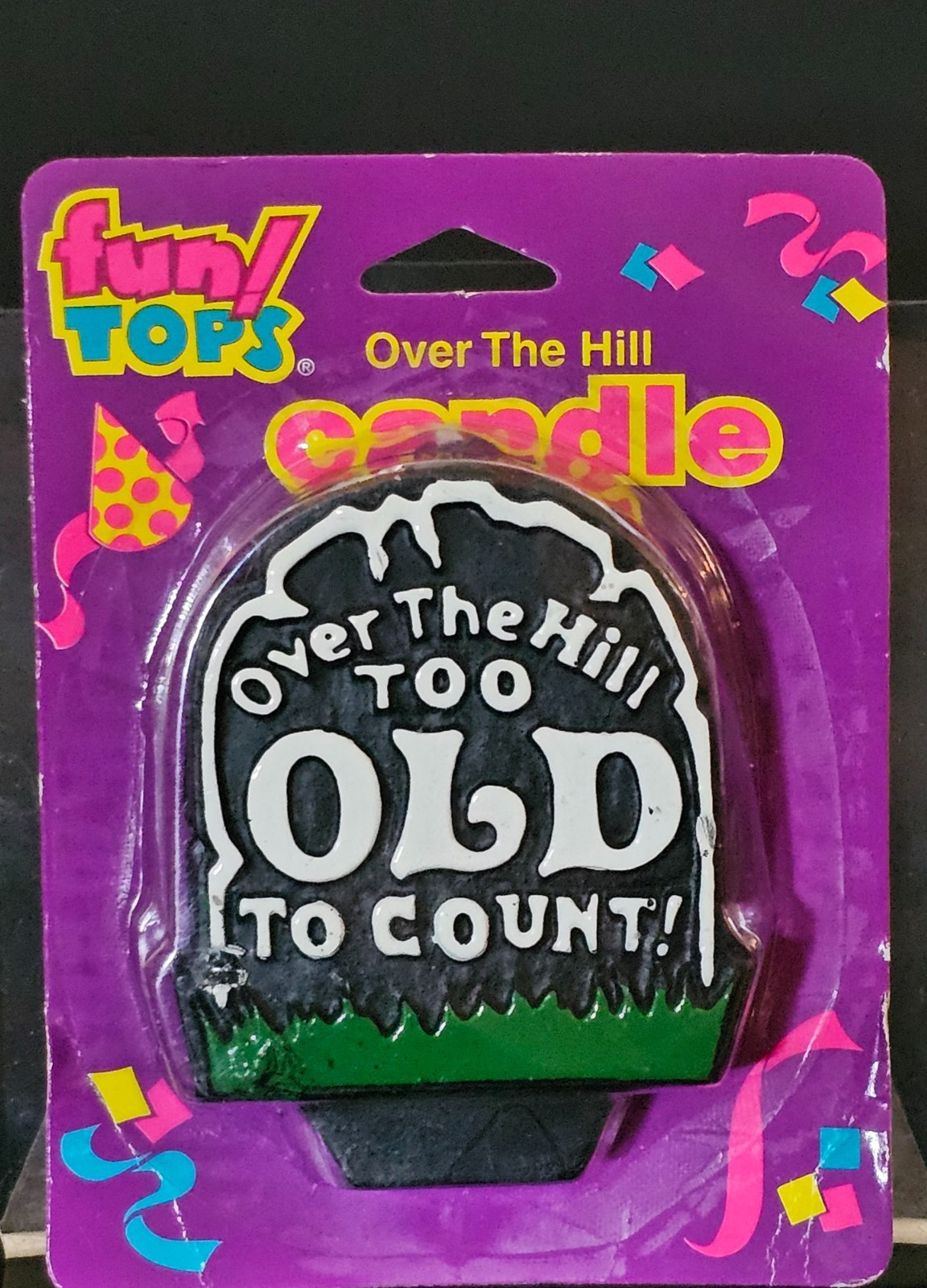 Fun Tops Over The Hill Candle ‘Over The Hill Too Old To Count’ New in Pkg
