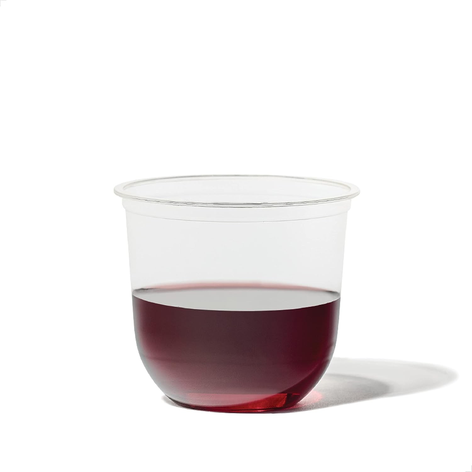 TOSSWARE NATURAL Arc – Plant Based Clear Cold Cups 12 oz – Plastic Alternative f