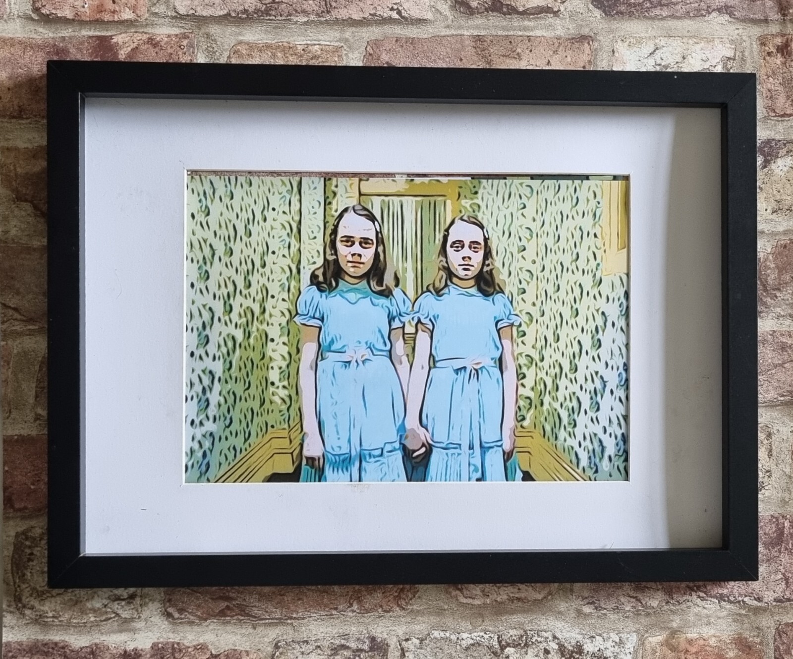 THE SHINING Grady twins pop art tribute jack Nicholson classic horror film print
