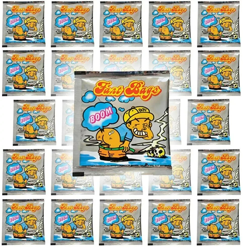 36 FART STINK BOMB BAGS Smelly Nasty Gas Fart Odor – Joke Prank Gag Gift Set