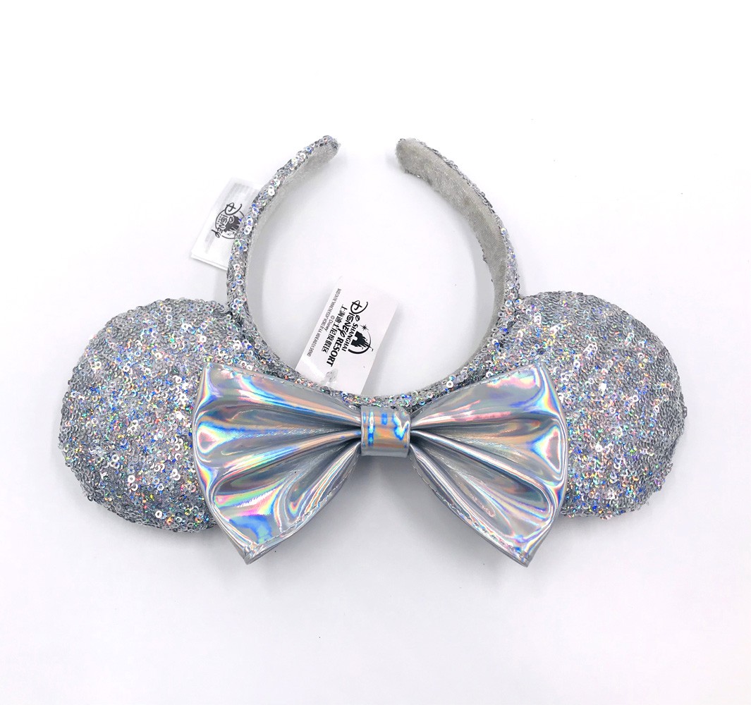 Magic Mirror Cinderella 2025 Minnie Ears Disney Rare Cute Silver Headband