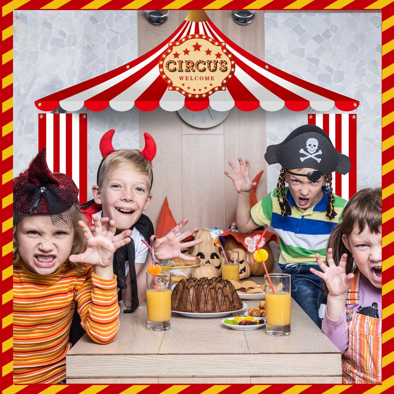 3 Pcs Circus Tent Decorations Carnival Circus Theme Party Decorations Carniva…