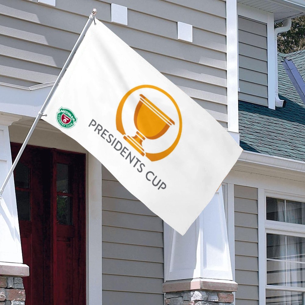 PRESIDENTS CUP MEDINAH CHICAGO PGA TOUR Golf Flag 3x5Feet Home Garden wall Decor