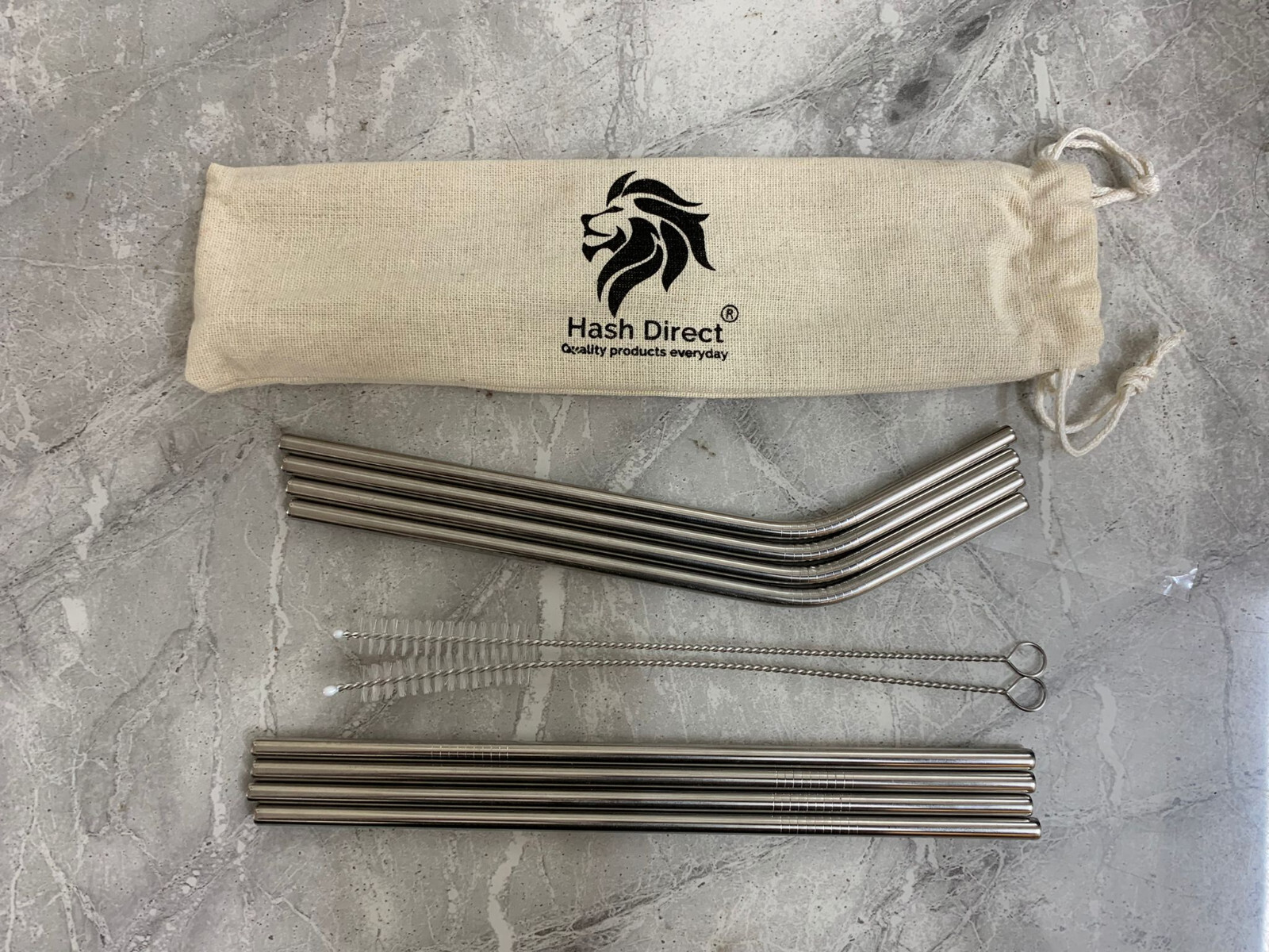 10 Ps Set Stainless Steel Eco Reusable Straws Stainless Steel Drinks Straw Party