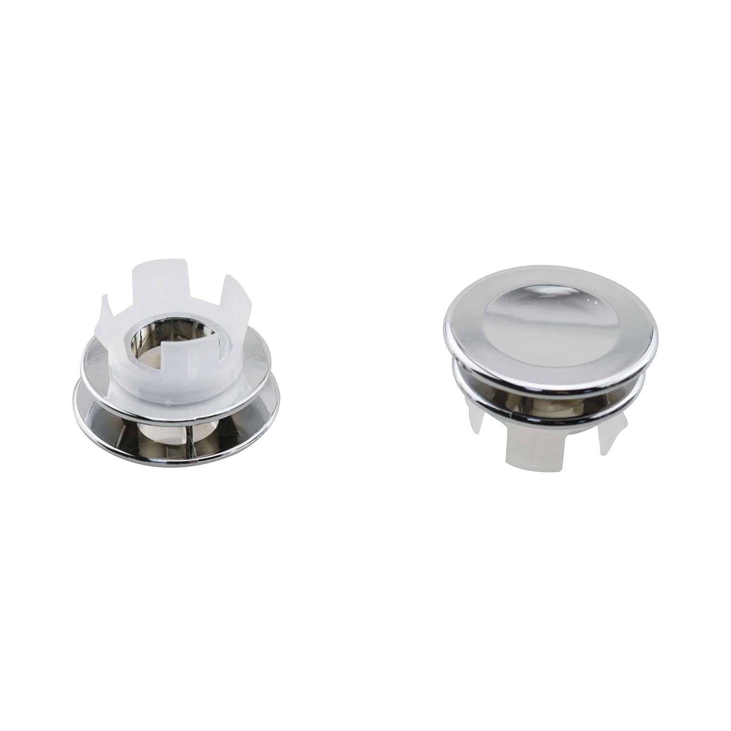 TAODAN 4PCS Bathroom Sink ABS Plastic Overflow Cover 1.29 Inch Diameter Washbasi