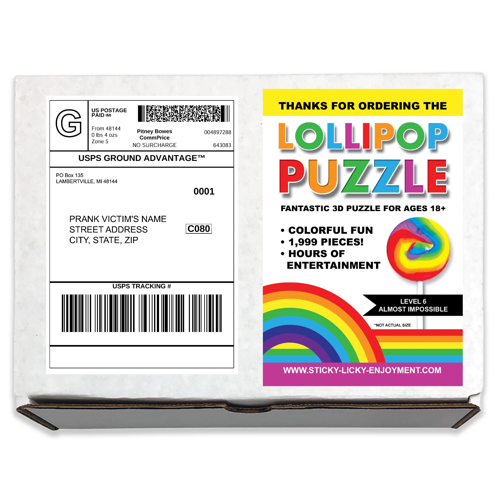 Lollipop Puzzle Joke Mail Sent to your Friends for Sheer Laughter!