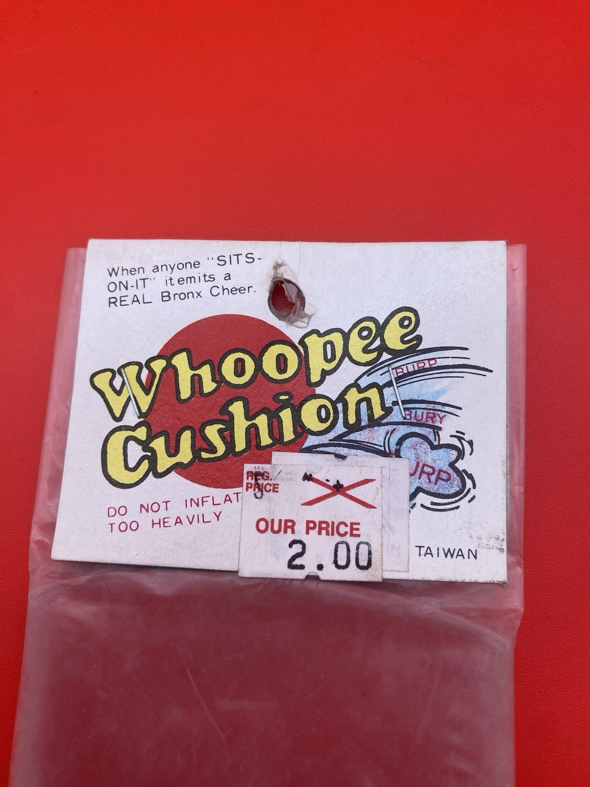 Whoopee Cushions Lot of 6 Vintage Fart Noise Toys – Sealed 1970’s New Old Stock