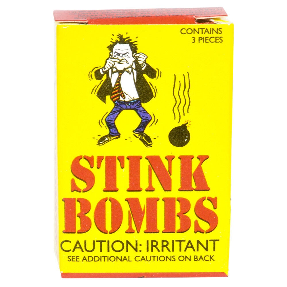 36 Stink Bombs – Stinky Glass Gag Prank Fart Joke (1 case of 36)