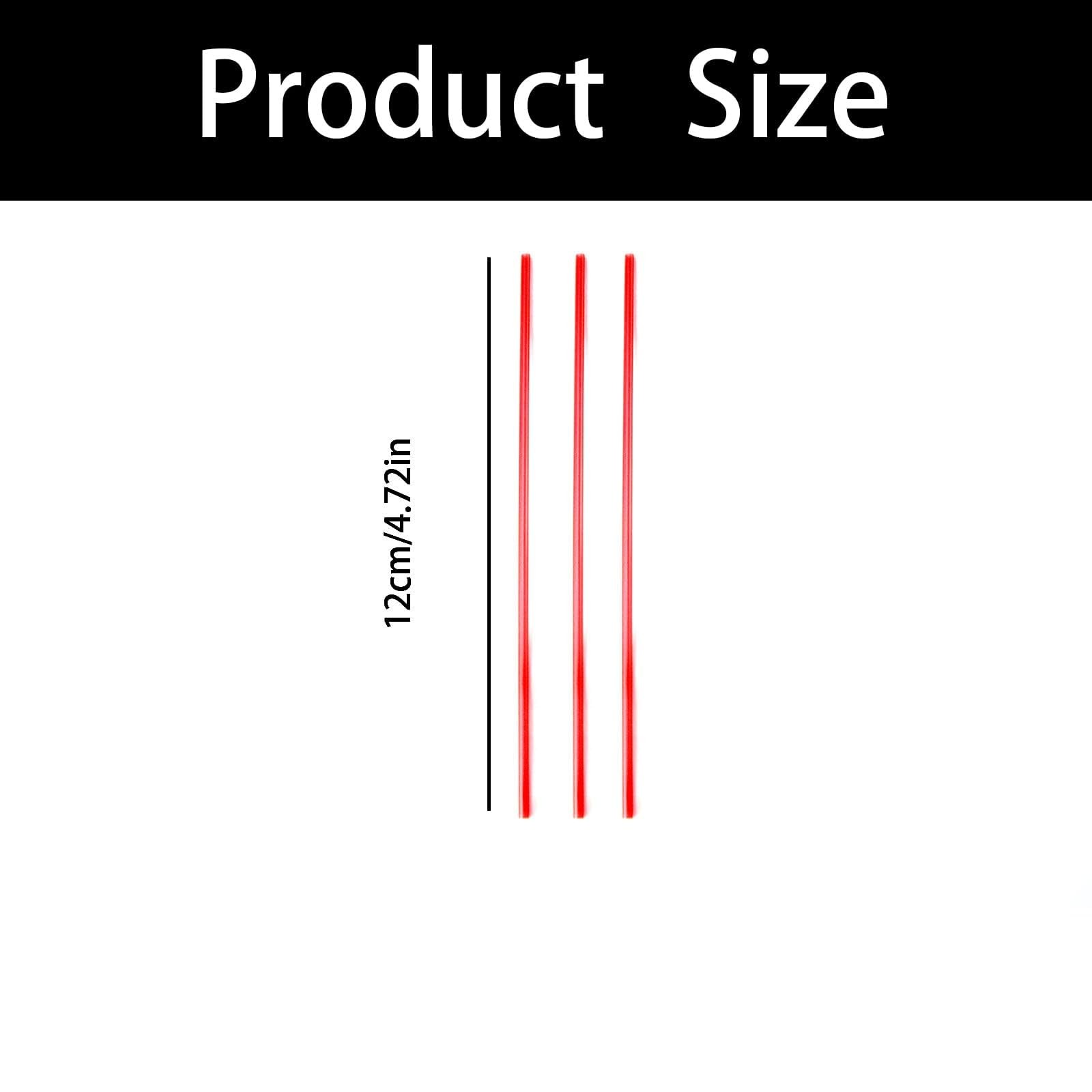 100 Pcs Red Plastic Spray Can Straws 4.7 Inch Long Replacement Nozzles
