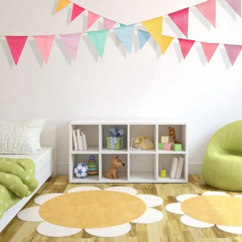 4M Triangle Flags Bunting Banner Pennant Festival Wedding Party Garden Decor NEW