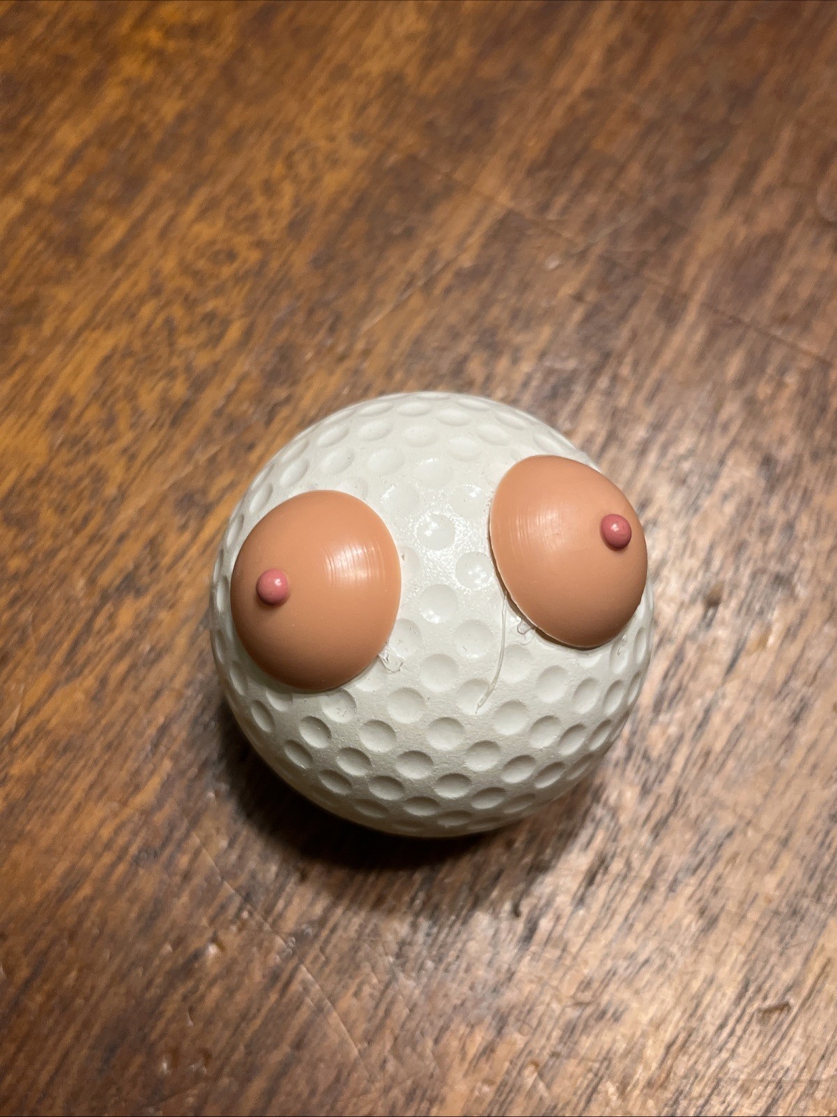 Golf Ball “Guaranteed to Keep Your Eye on the Ball” Ta-Tas Boobies Golf Ball