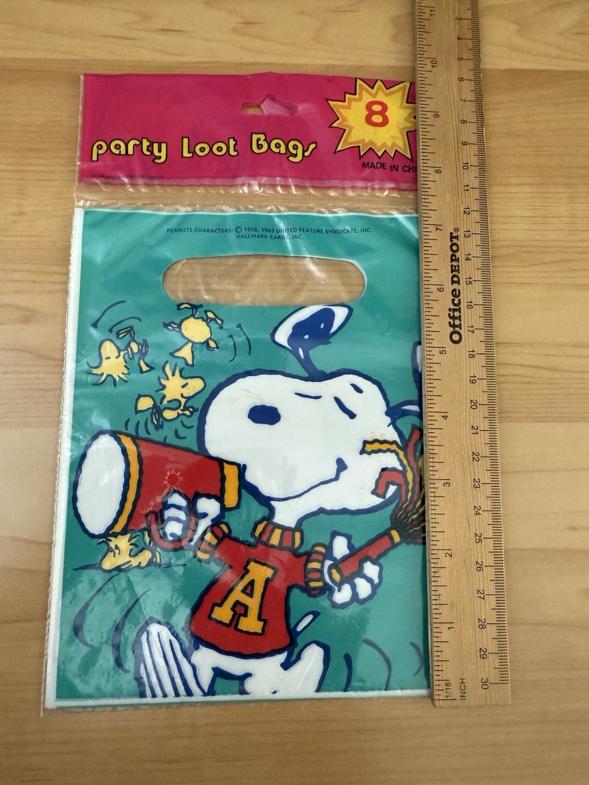 Peanuts Snoopy Woodstock Vintage All Occasion Party Loot Treat Bags Sacks SEALED