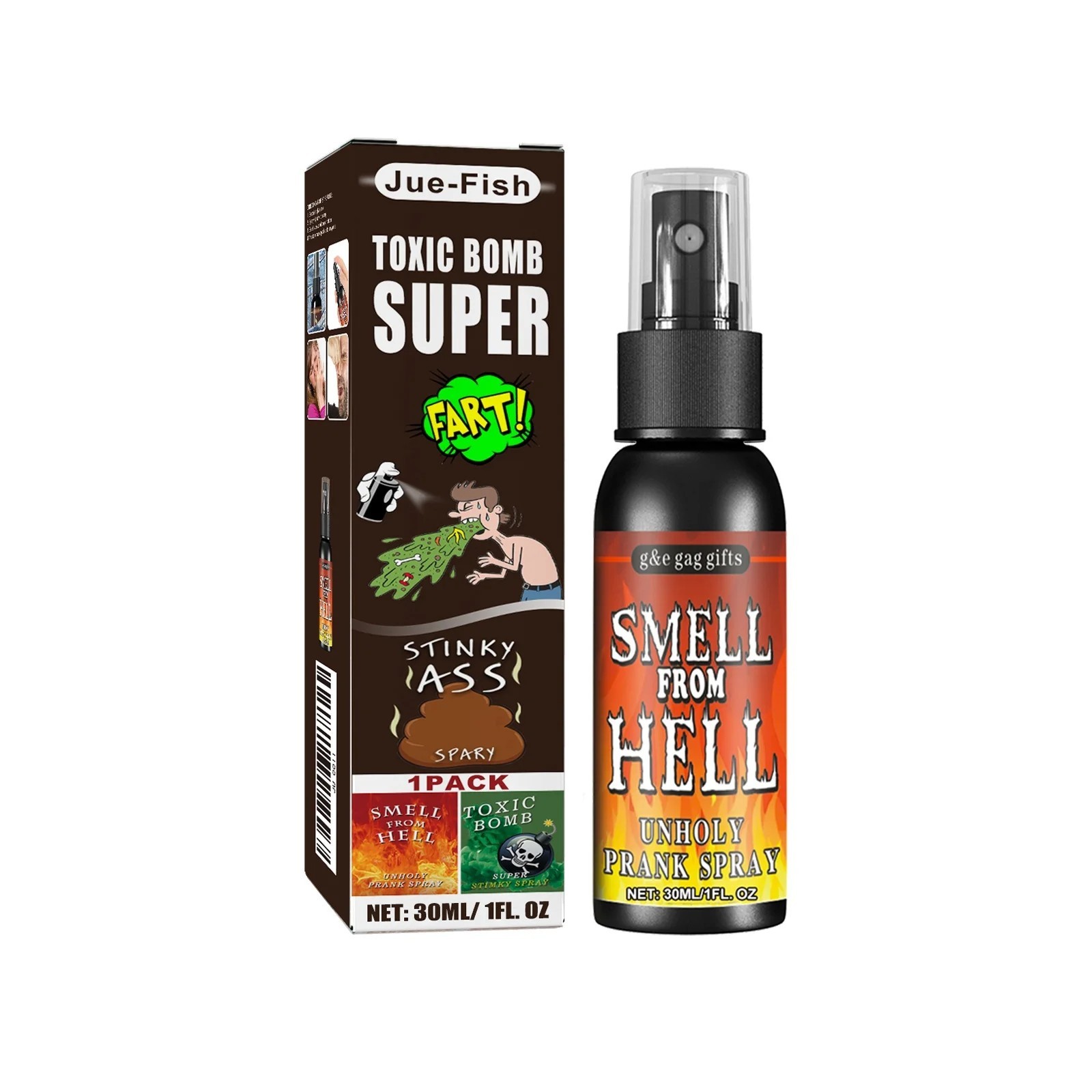 Liquid Fart Spray Stink Bomb Smelly Stinky Ass Toxic Bomb Crap Gag Prank Joke