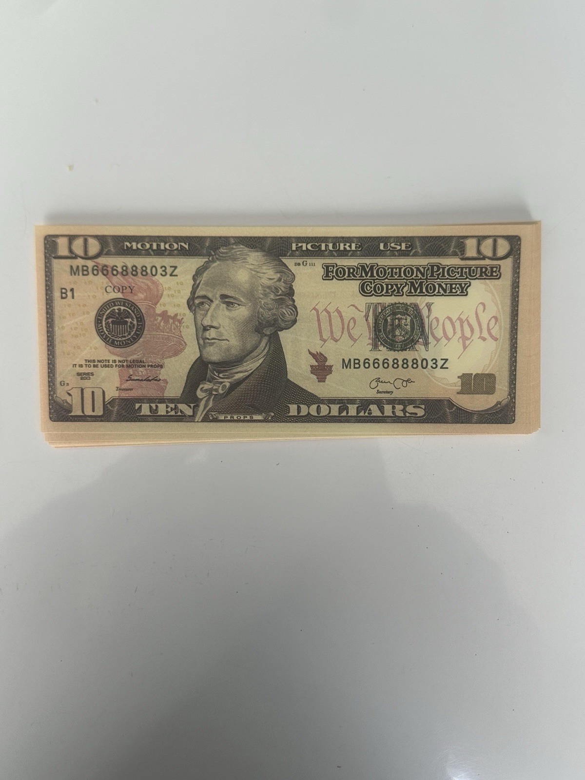 280Pc Prop Motion Picture Play Money