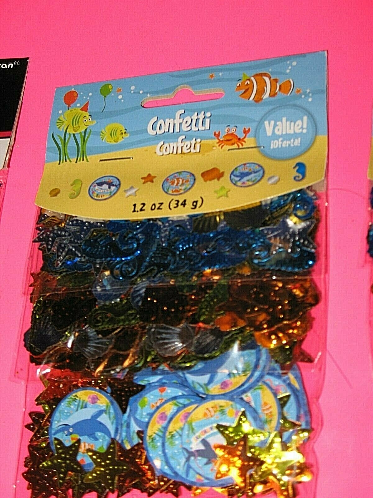 Amscan Ocean Theme & Stars Party Decoration Confetti 3 packs