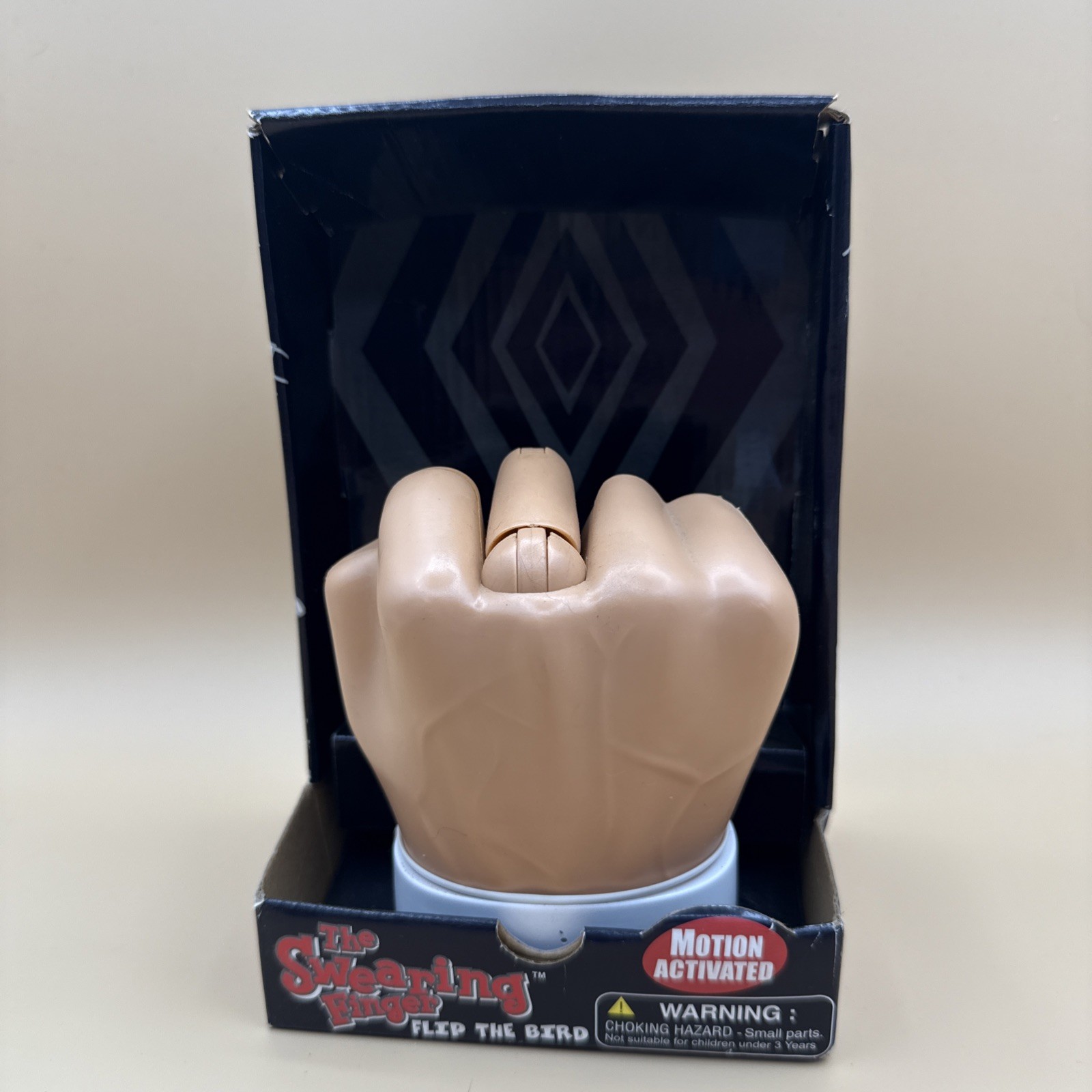 2006 Rare Swearing Finger Motion Activated Prank Talking Toy “Flip The Bird”